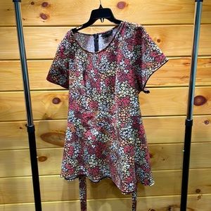 Floral Short Sleeve Lane Bryant Blouse